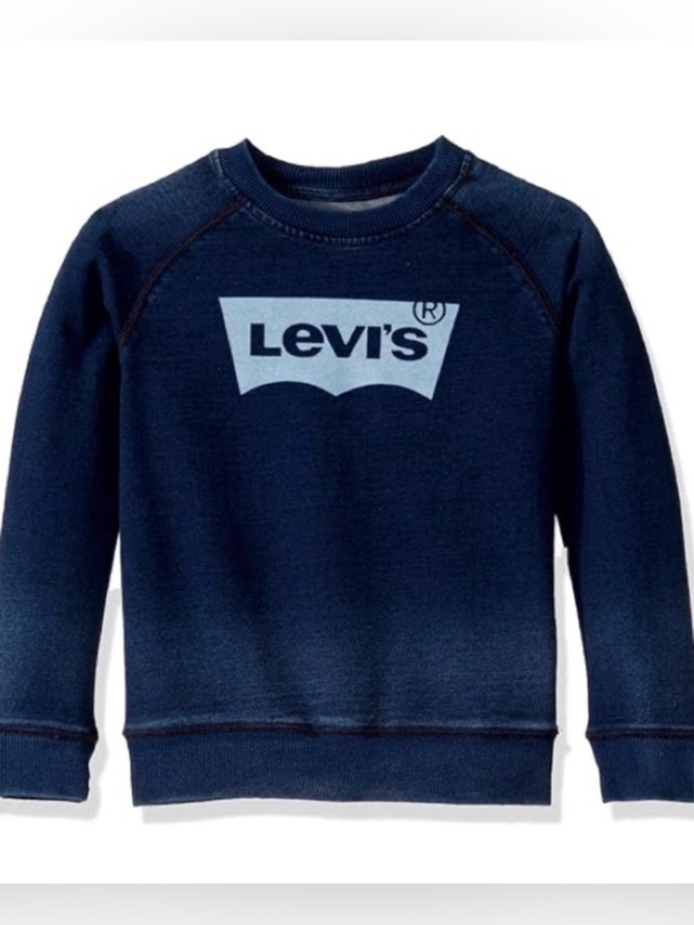 Levi’s Kids Navy Logo Crewneck Sweatshirt Size Large 12-13Y